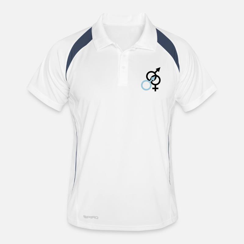 ICH BIN EIN MANN und BI Männer Polo atmungsaktiv