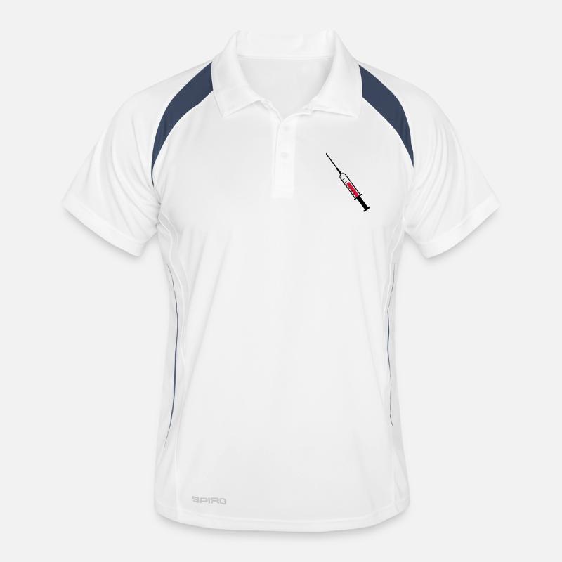 Syringe as vector Men's Polo breathable