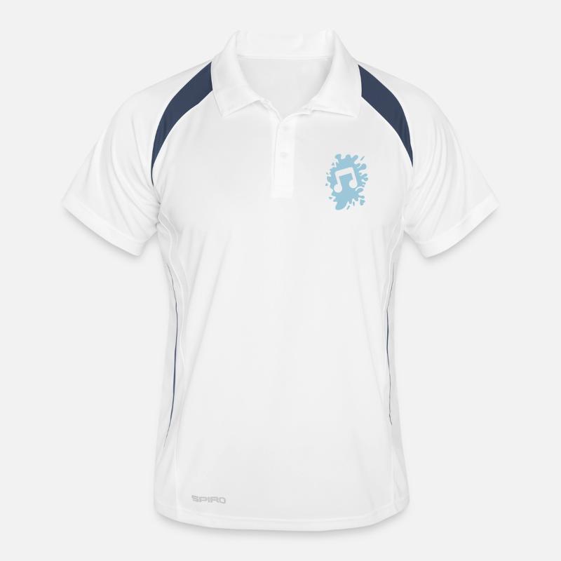 blob music note Men's Polo breathable