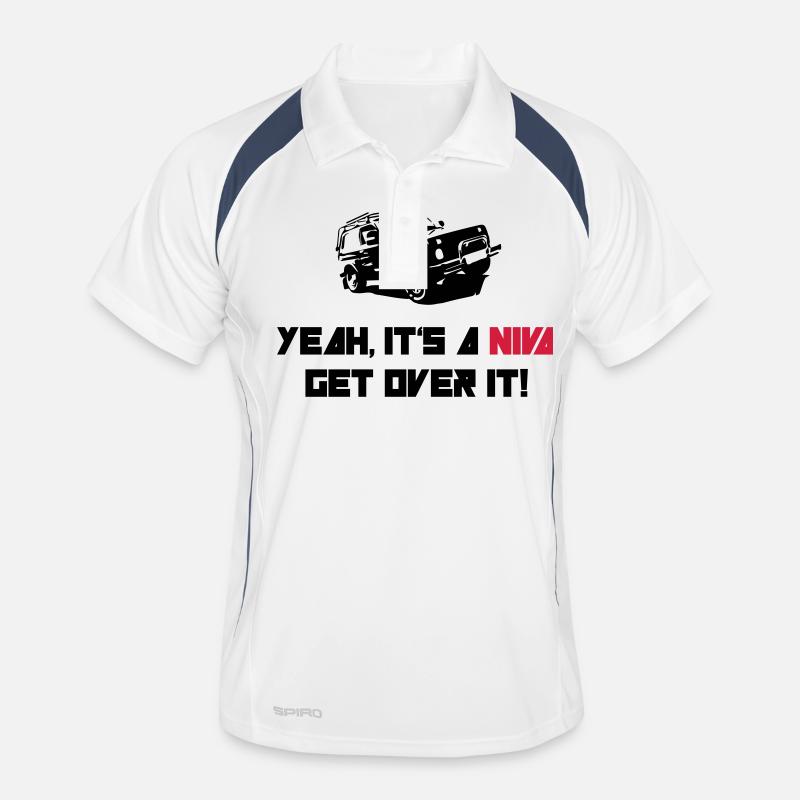 It's a NIVA get over it! Männer Polo atmungsaktiv