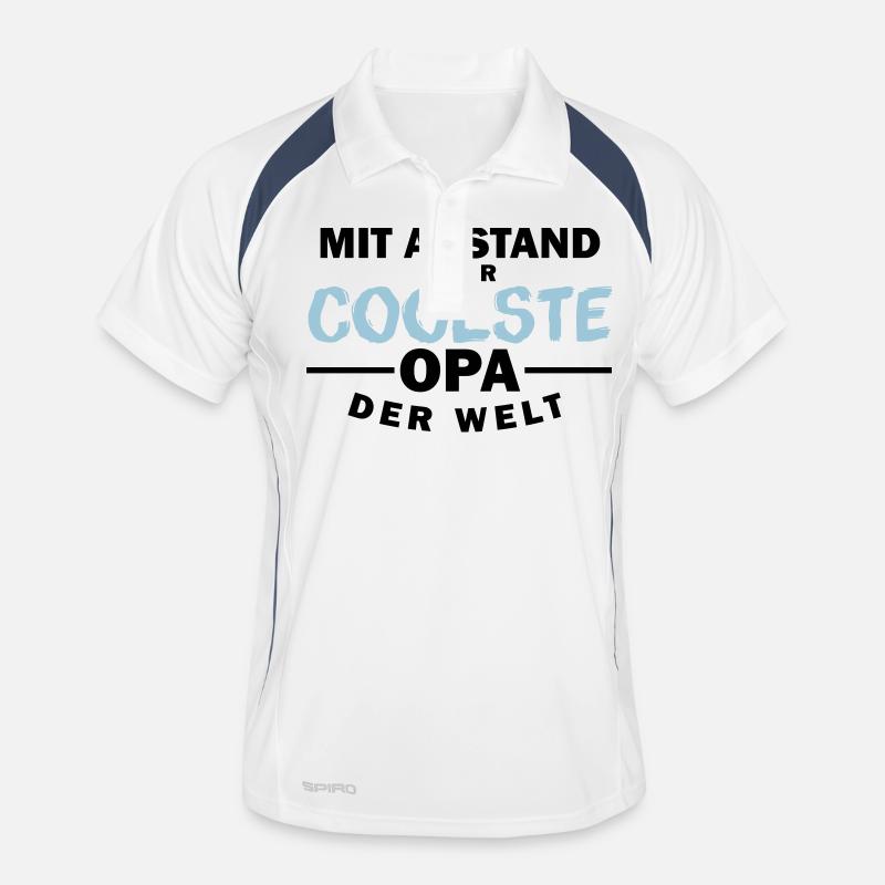 Coolster Opa der Welt Männer Polo atmungsaktiv