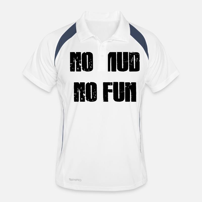 No Mud No Fun Männer Polo atmungsaktiv
