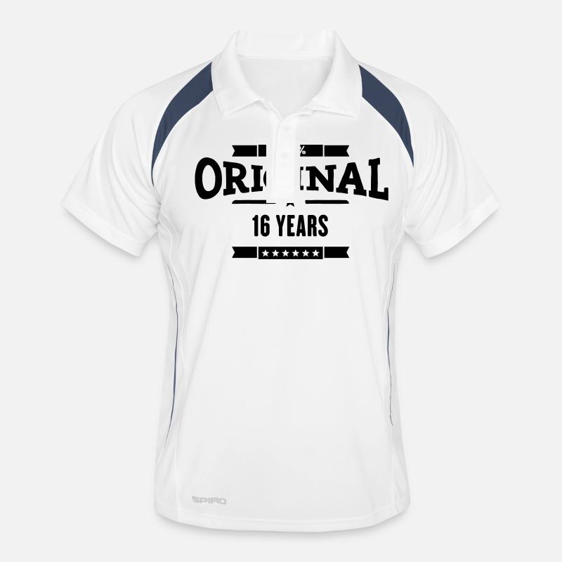 Original 16 Years Männer Polo atmungsaktiv