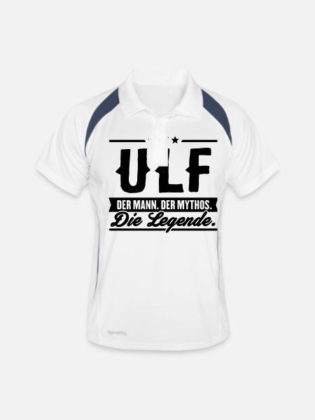 Man Myth Legend Ulf - Polo respirant Homme - blanc/marine - Devant