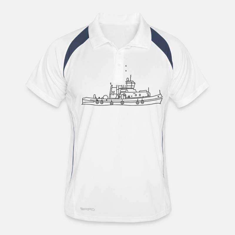 remorquage bateau Polo respirant Homme