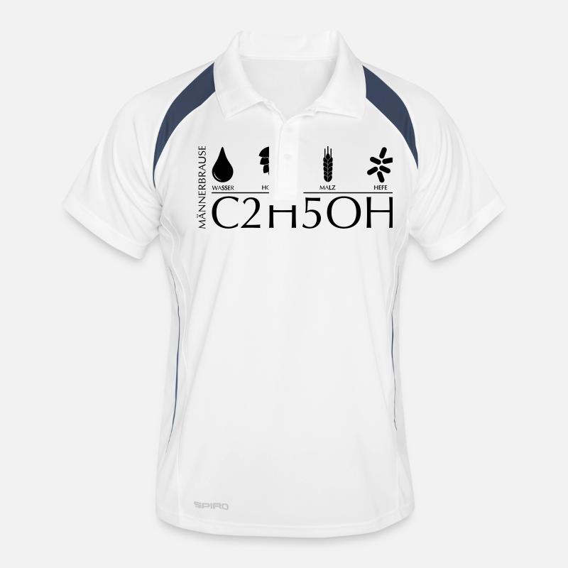 Männerbrause Männer Polo atmungsaktiv