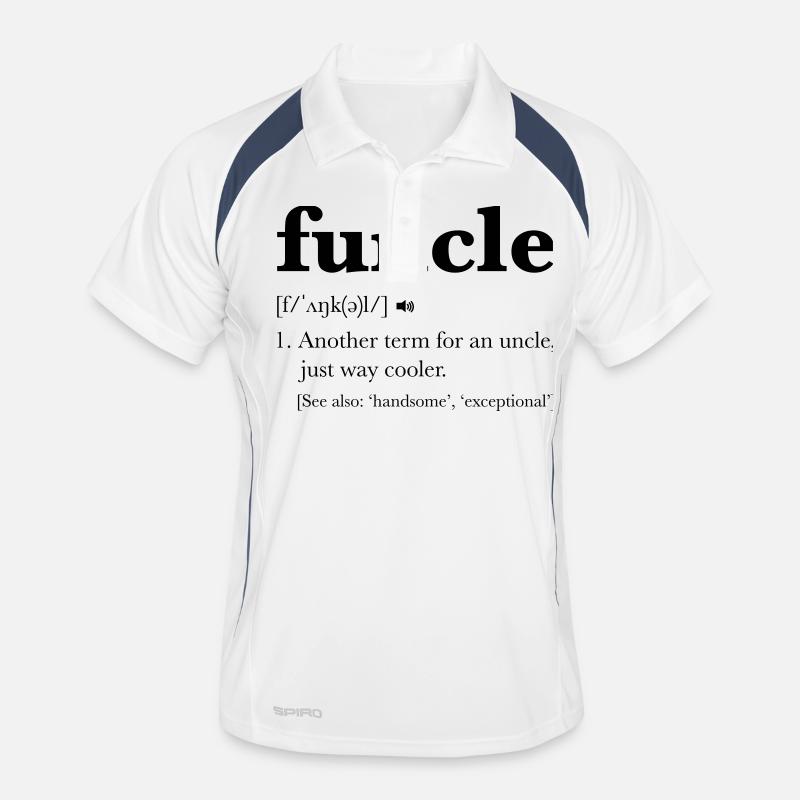 Funcle Dictionary Definition Men's Polo breathable