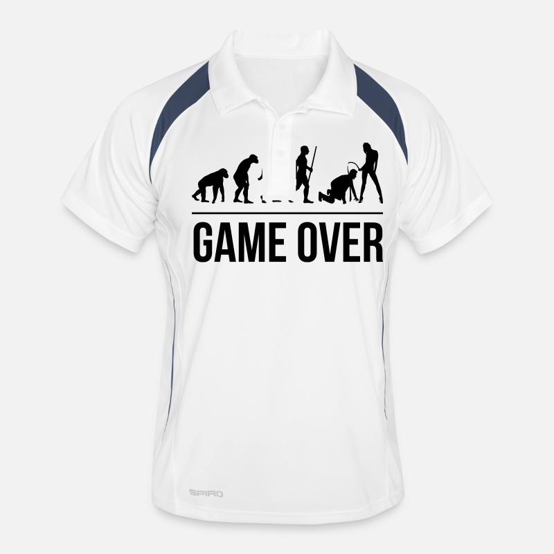 Game over Männer Polo atmungsaktiv