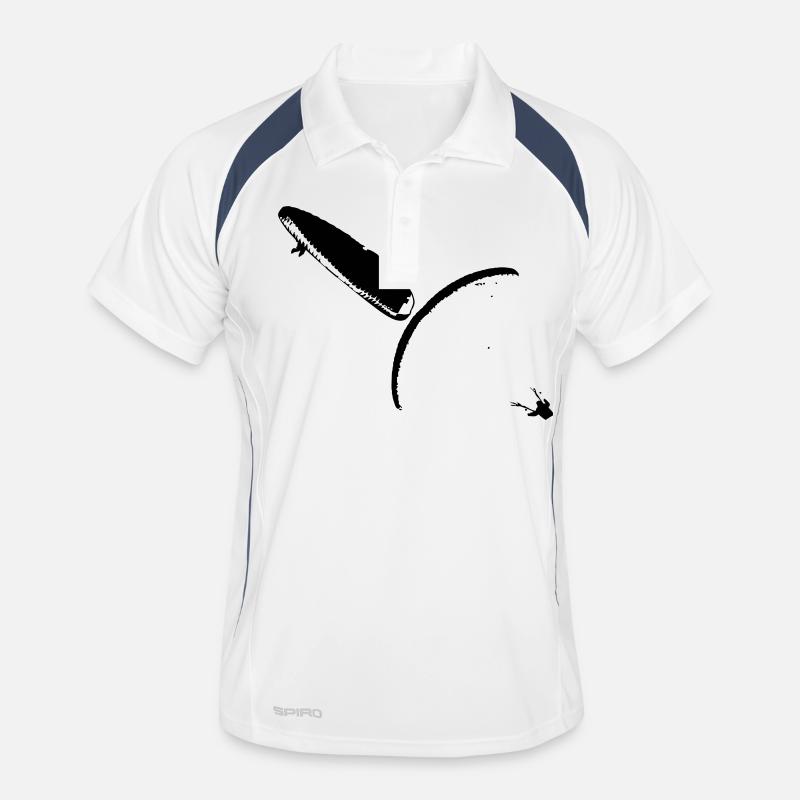 Paragliding Synchro Spiral Men's Polo breathable