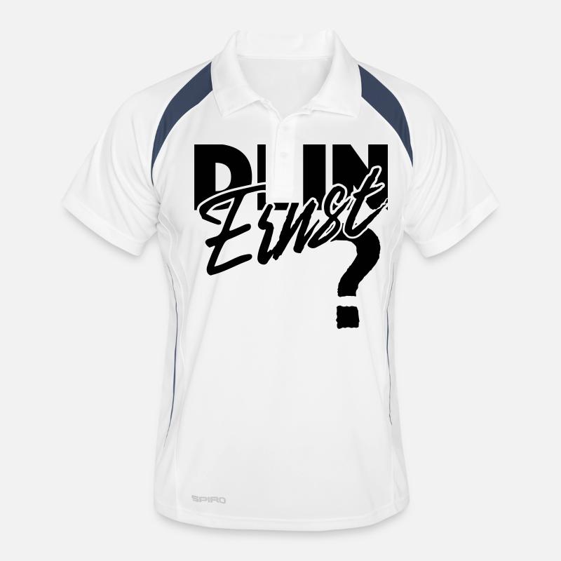 Dein Ernst? Not your Ernst / Nicht dein Ernst Männer Polo atmungsaktiv