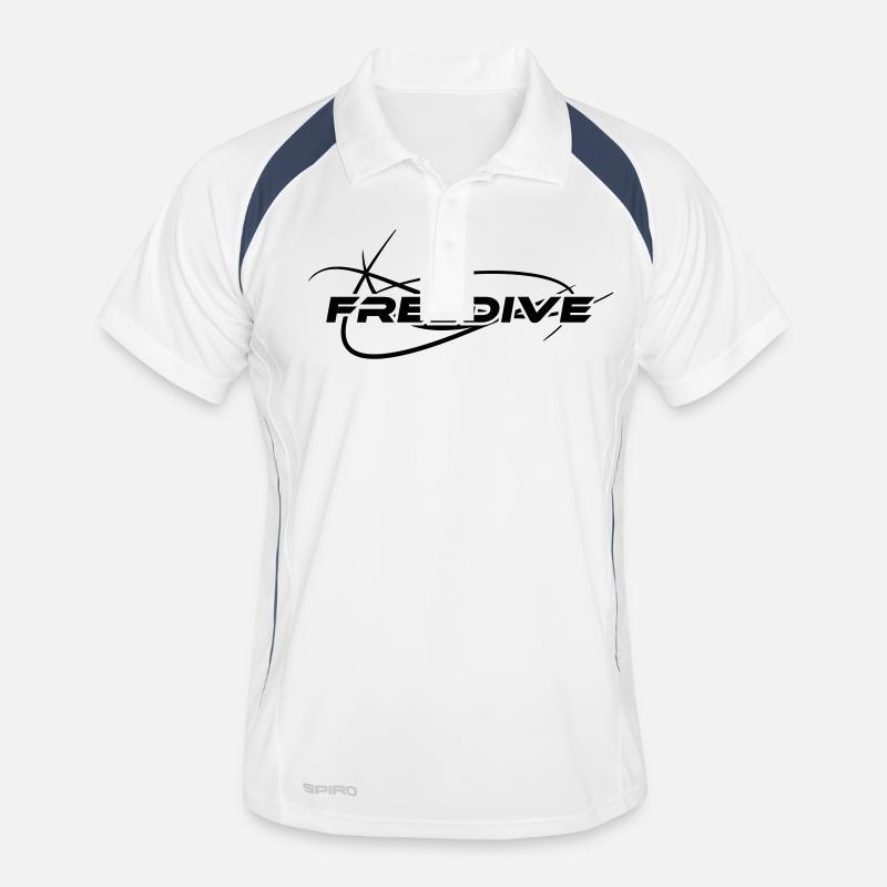 Freedive Design Männer Polo atmungsaktiv