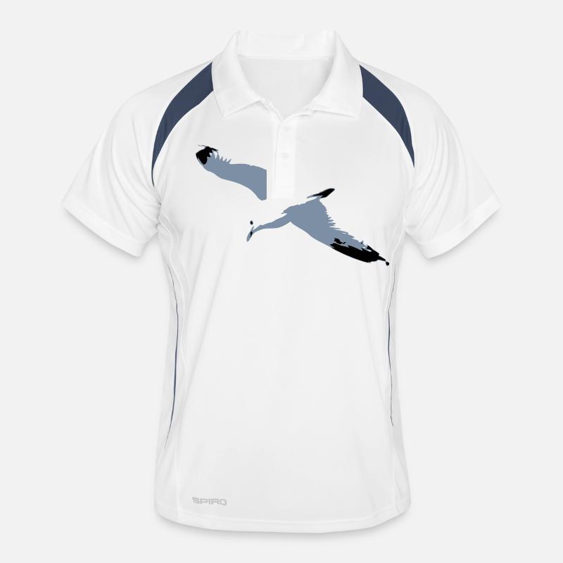 Möwe Männer Polo atmungsaktiv