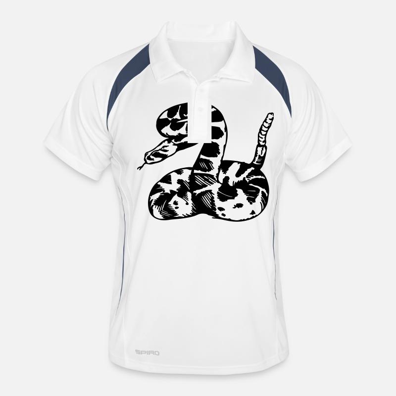 rattlesnake Männer Polo atmungsaktiv
