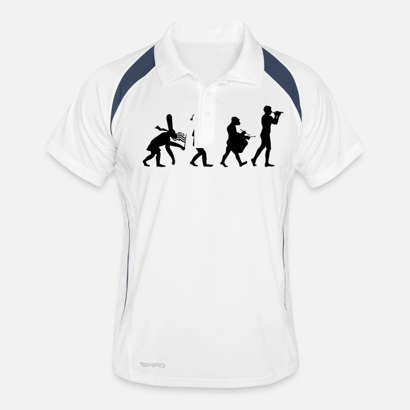 évolution bombarde 2 bagad Polo respirant Homme