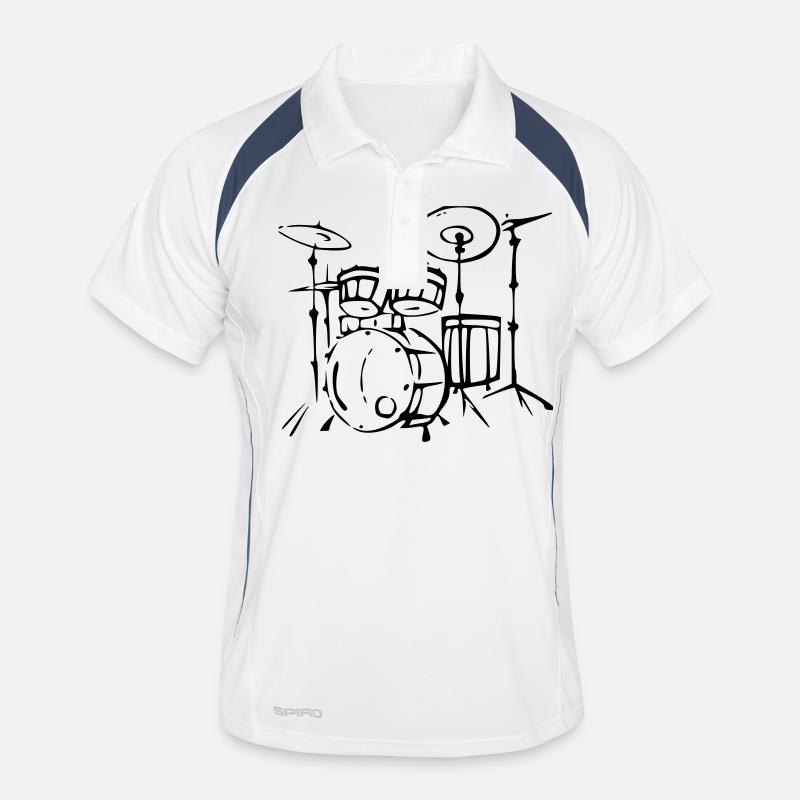 drums Men's Polo breathable