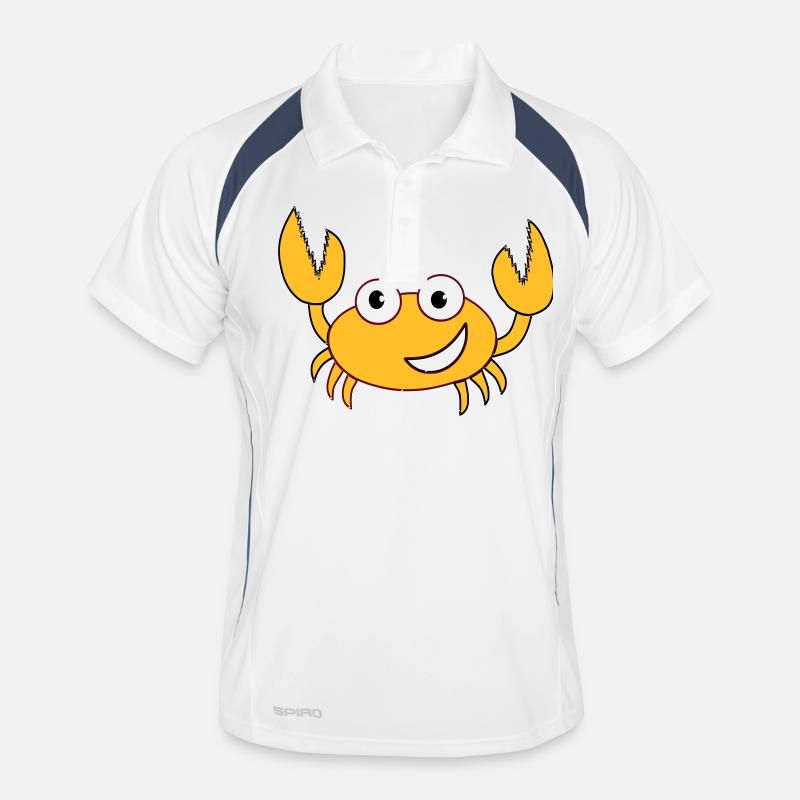 Krebs Männer Polo atmungsaktiv