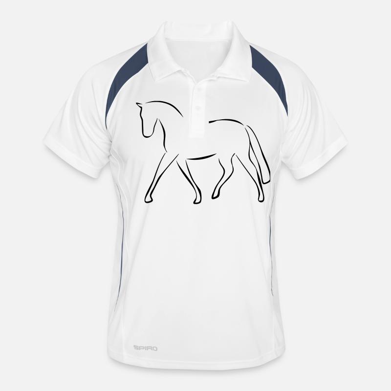 Pferd Männer Polo atmungsaktiv