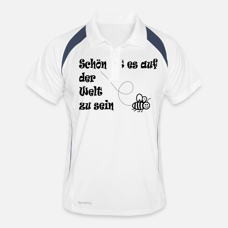 biene Männer Polo atmungsaktiv