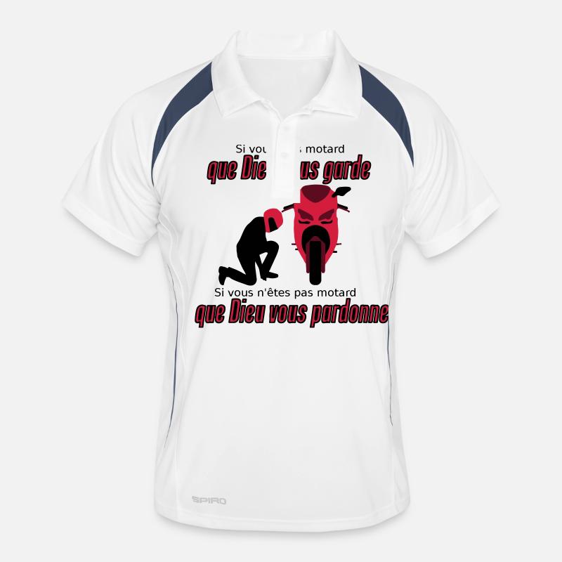 Que Dieu vous pardonne Polo respirant Homme