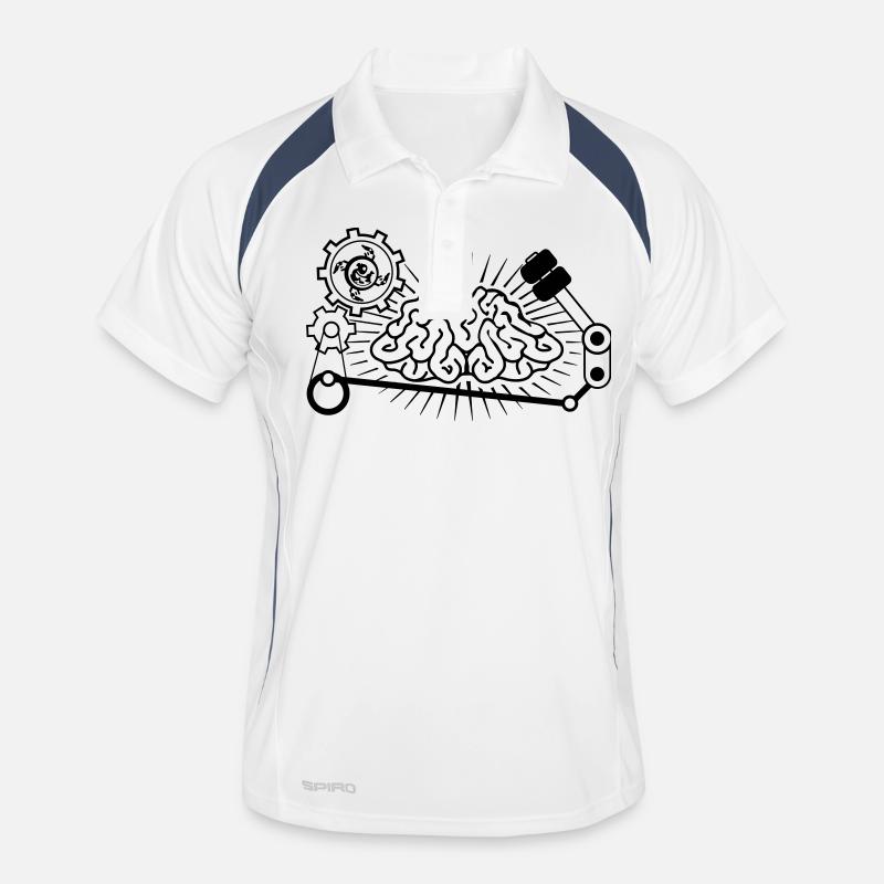 brainfuck_front Männer Polo atmungsaktiv