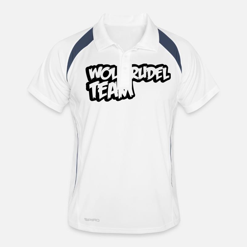 wolfsrudel_team Männer Polo atmungsaktiv
