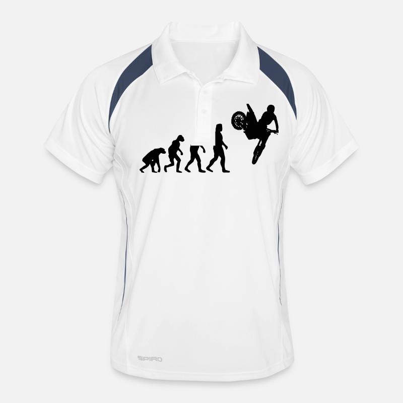 Evolution Moto Cross Männer Polo atmungsaktiv