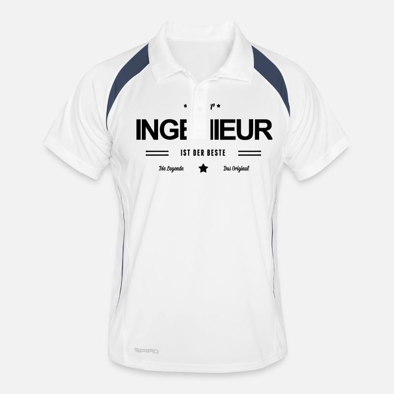 Bester Ingenieur Männer Polo atmungsaktiv