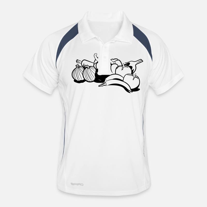 gemüse Männer Polo atmungsaktiv