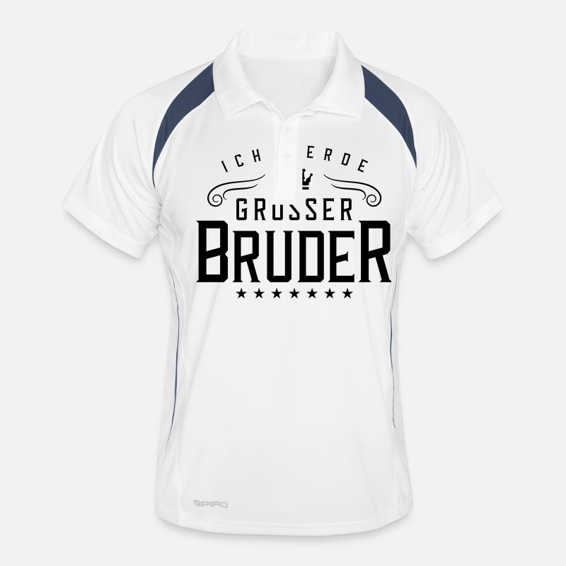 ich werde grosser bruder Männer Polo atmungsaktiv