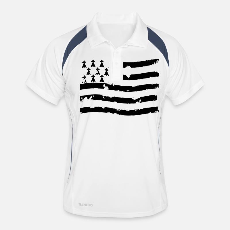 drapeau breton Polo respirant Homme