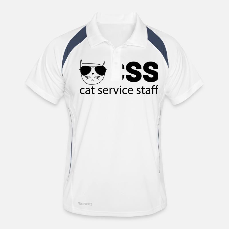 css cat service staff Men's Polo breathable