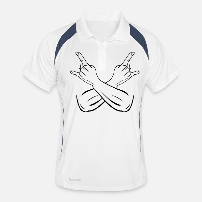cool hands symbol Männer Polo atmungsaktiv