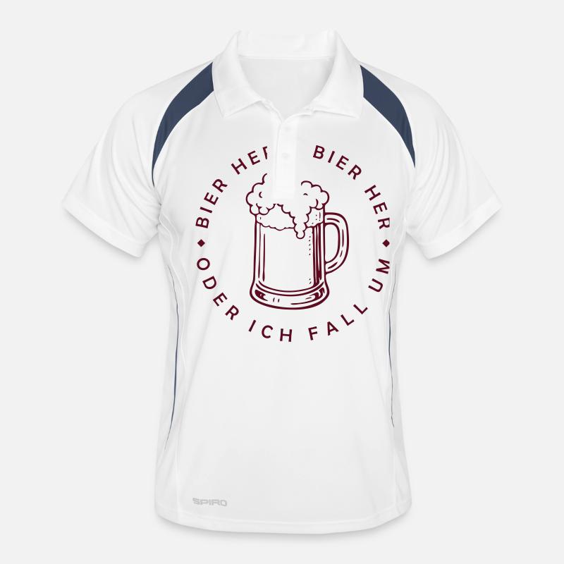 Les abeilles ici - Oder ich fall um ! Polo respirant Homme