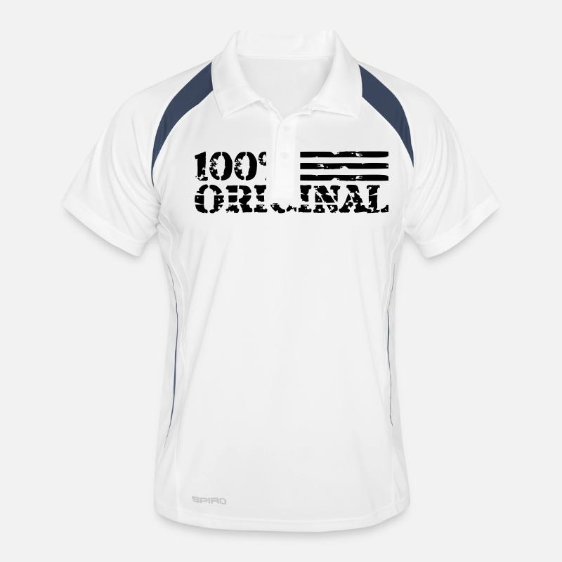 Rayures logo 100 % original Polo respirant Homme