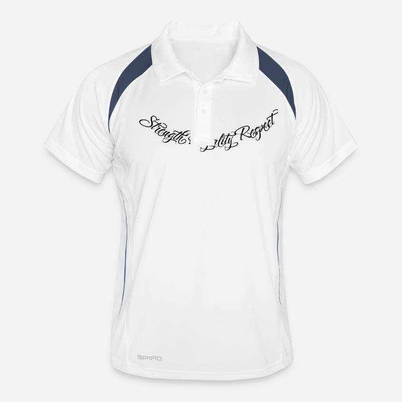 Strength Loyalty Respect 2 Men's Polo breathable