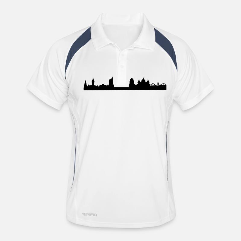 Leipzig Skyline Men's Polo breathable
