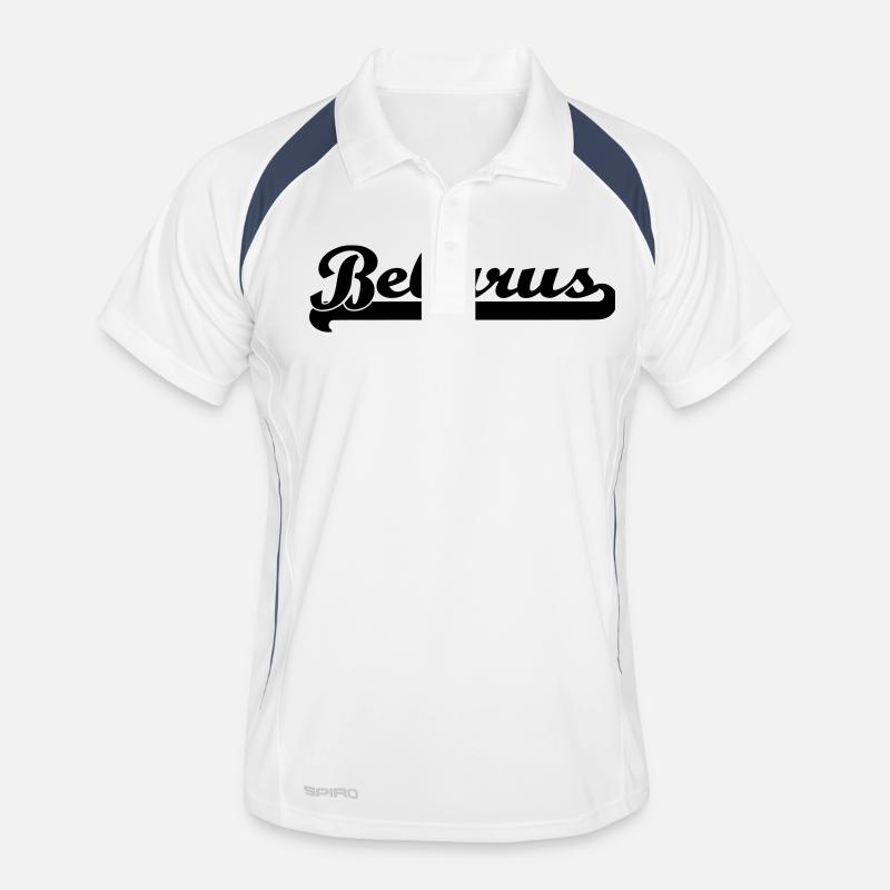 belarus schrift Männer Polo atmungsaktiv