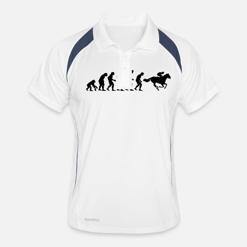 horse racing evolution Men's Polo breathable