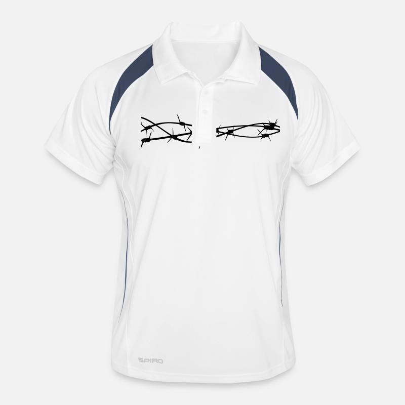 Fil de fer barbelé Polo respirant Homme