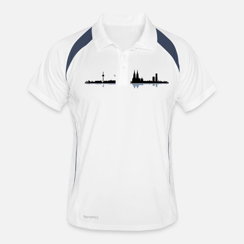 Cologne Skyline Men's Polo breathable