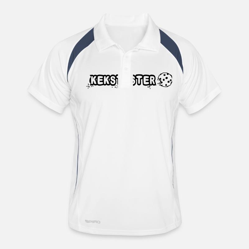 Kekstester Spruch mit Cookie Männer Polo atmungsaktiv