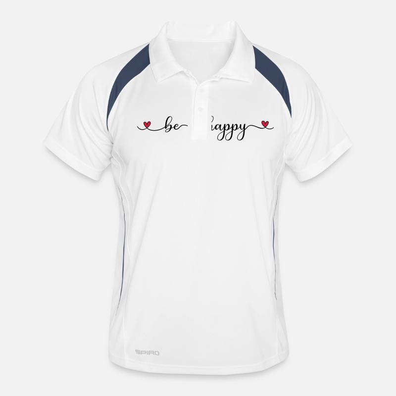 be happy Men's Polo breathable