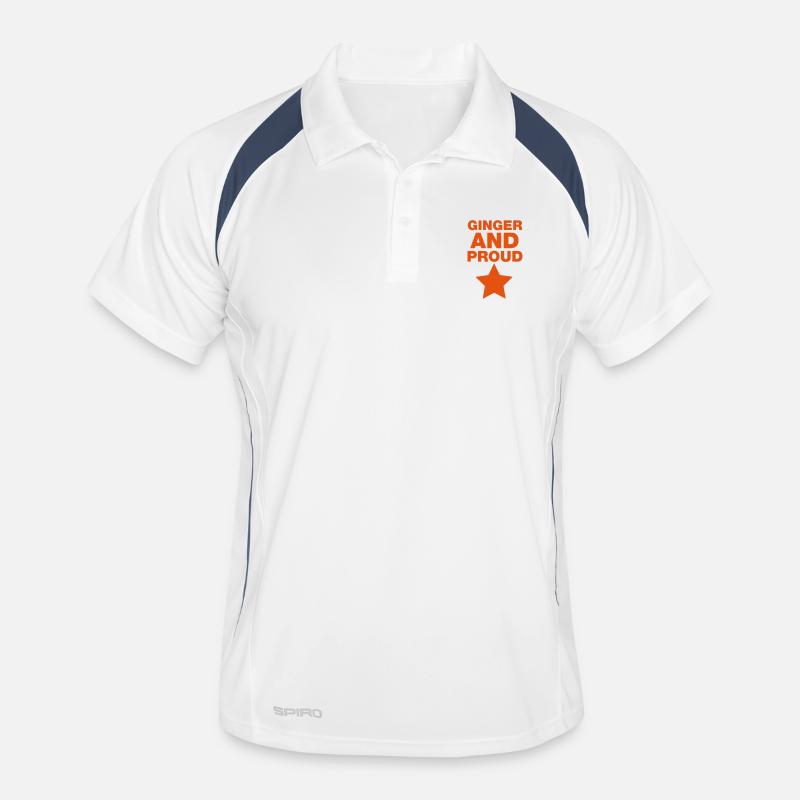 Ginger et fier étoile Polo respirant Homme