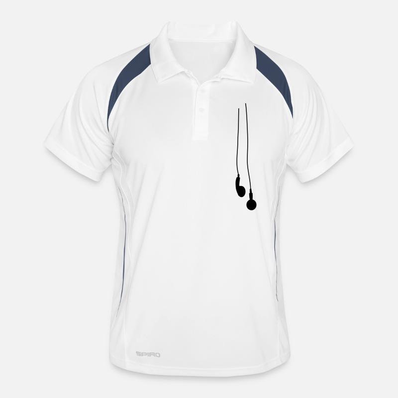 MOBILE MUSIC Men's Polo breathable