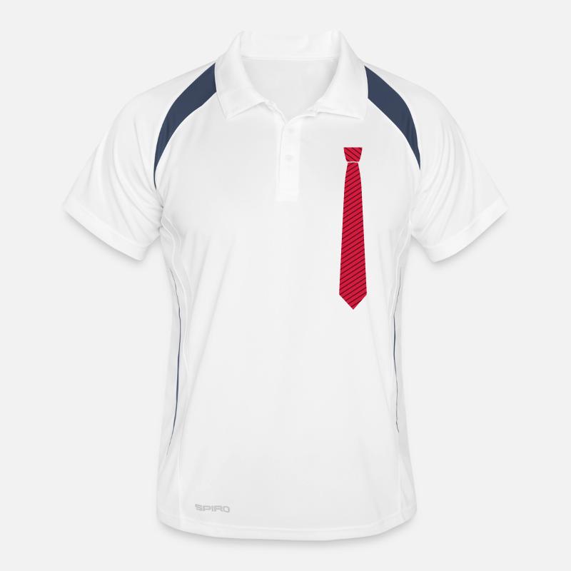 striped tie / two-tone tie Men's Polo breathable
