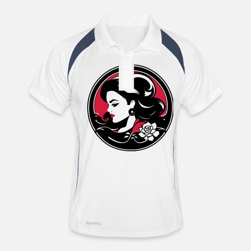 Rockabilly Männer Polo atmungsaktiv