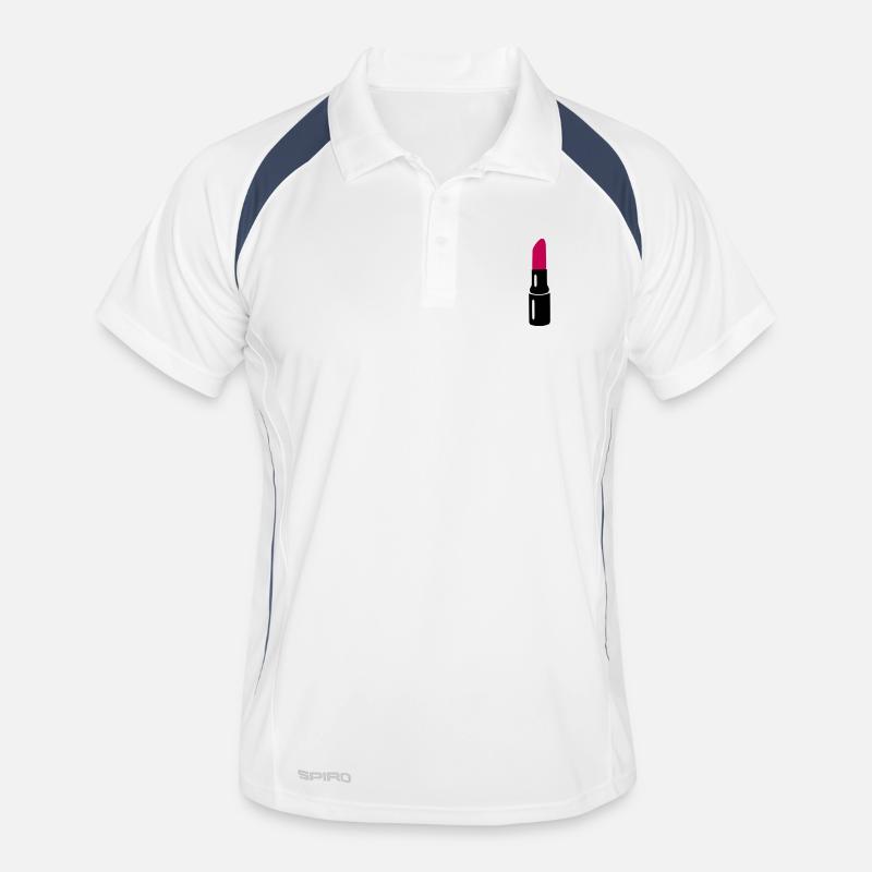 lipstick Männer Polo atmungsaktiv