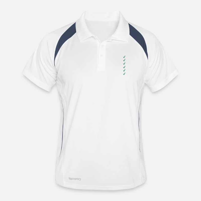 Checkliste Häkchen Männer Polo atmungsaktiv