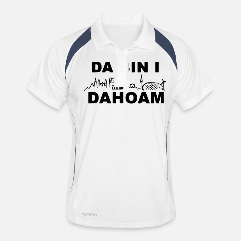 Da bin I Dahoam Männer Polo atmungsaktiv