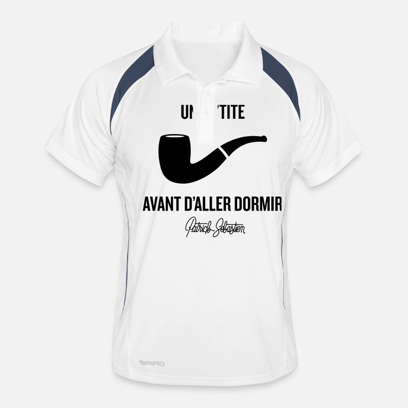 Une p'tite pipe Polo respirant Homme